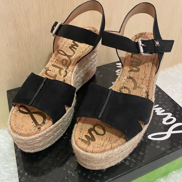 Sam Edelman Maura Espadrille Wedge Sandal size 9.5 - Picture 4 of 6